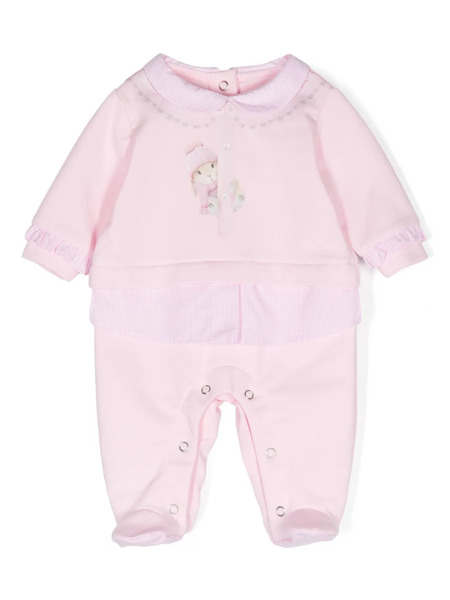  Lapin House Rabbit-print Check Pattern-detail Pyjamas - Pink 