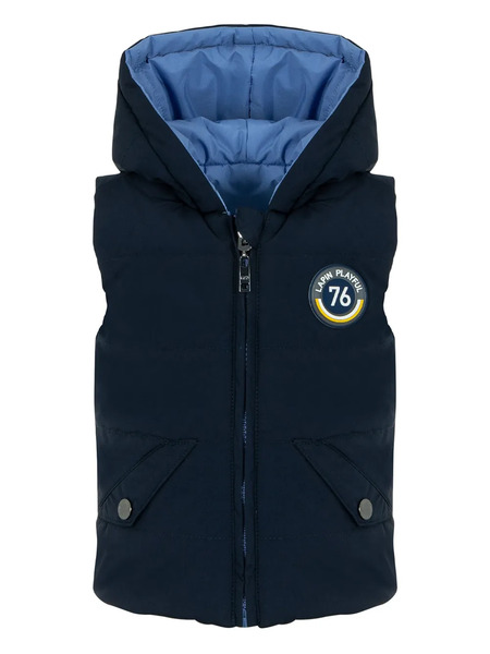  Lapin House Reversible Gilet - Blue 