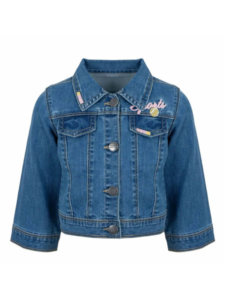  Lapin House Text-print Jacket - Blue 