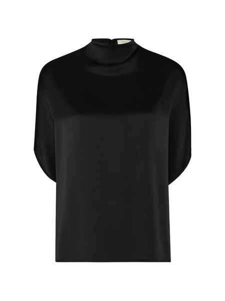  Lapointe High-neck Blouse - Black 