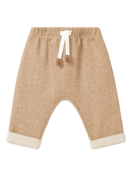 Laranjinha Herringbone-pattern Trousers - Neutrals 