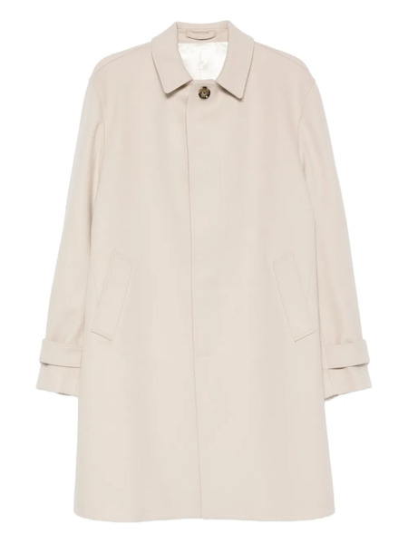  Lardini Buttoned Flap-pocket Coat - Neutrals 