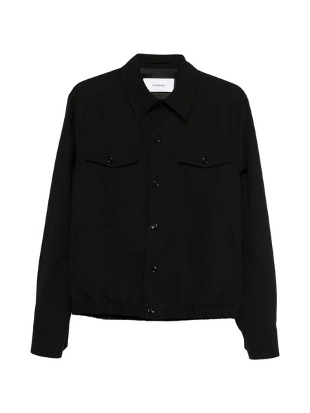  Lardini Buttoned Pocket Jacket - Black 
