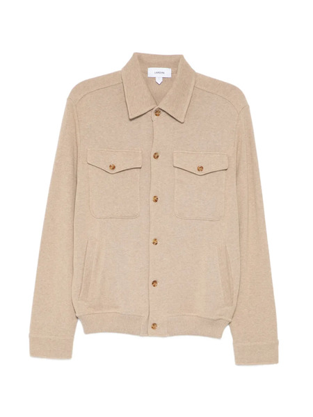  Lardini Cotton Shirt Jacket - Brown 