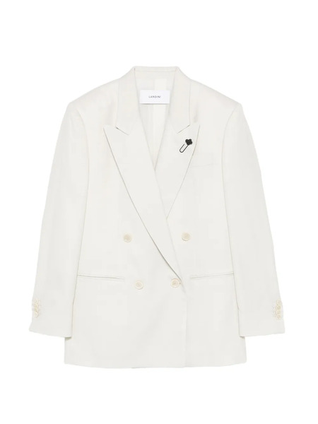  Lardini Double-breasted Jacket - Neutrals 