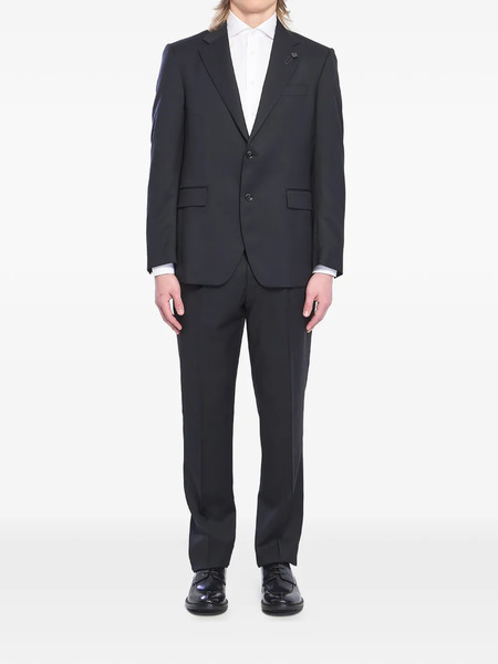  Lardini Feeling Button Single-breasted Suit - Black 