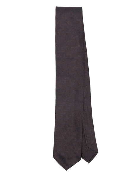  Lardini Jacquard Tie - Blue 