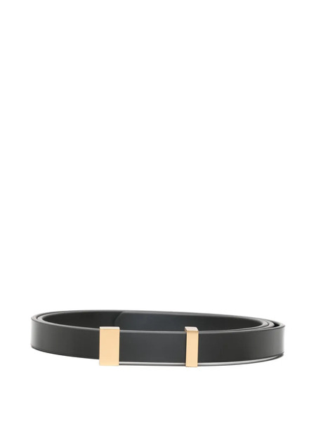  Lardini Leather Belt - Black 