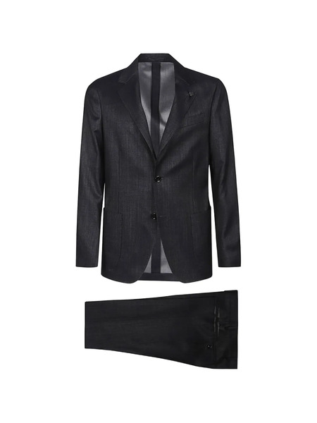  Lardini Notched-lapels Suit - Grey 