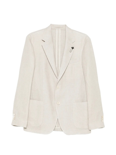  Lardini Patch-pocket Blazer - Neutrals 