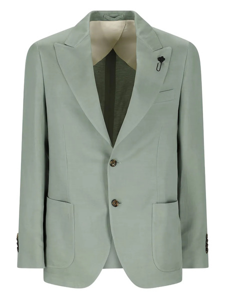  Lardini Patch-pocket Jacket - Green 