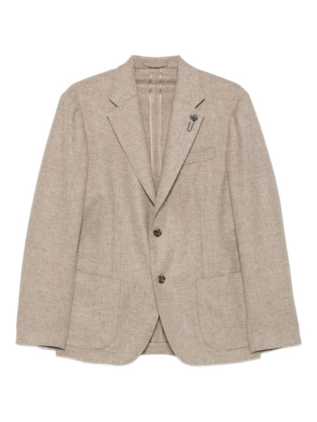  Lardini Patch-pocket Two-button Jacket - Neutrals 