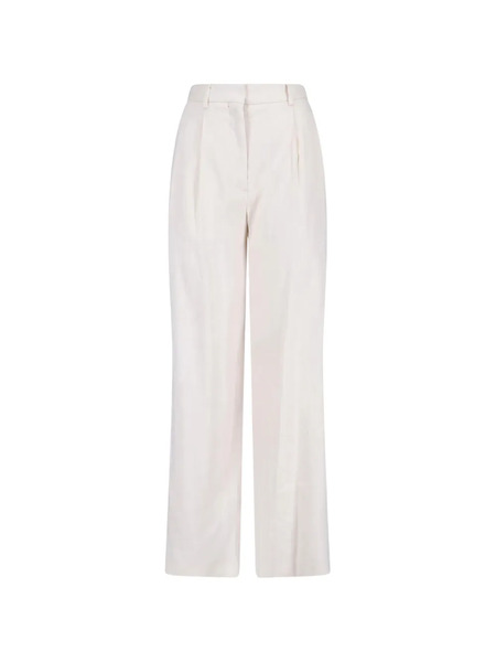  Lardini Pleated Trousers - White 