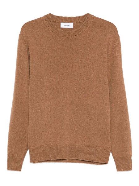  Lardini Ribbed Crew-neck Sweater - Brown 