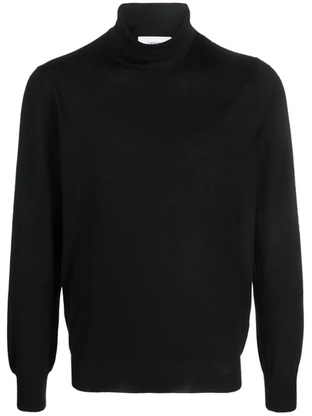  Lardini Roll-neck Knitted Jumper - Black 