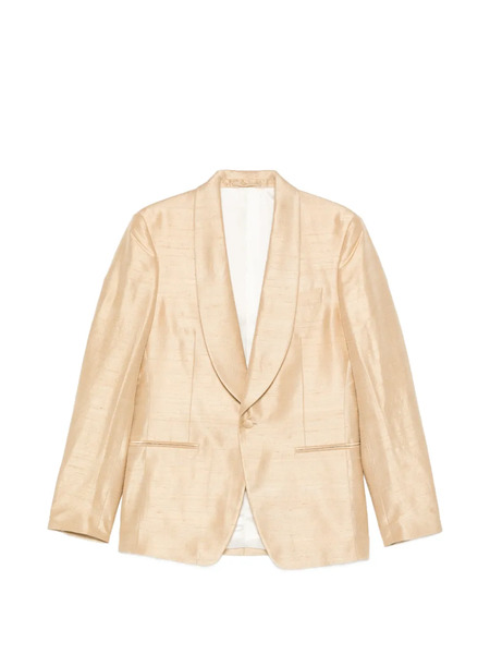  Lardini Shawl-lapel Jacket - Gold 