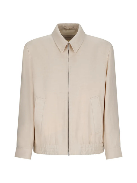  Lardini Shirt Bomber Jacket - Neutrals 