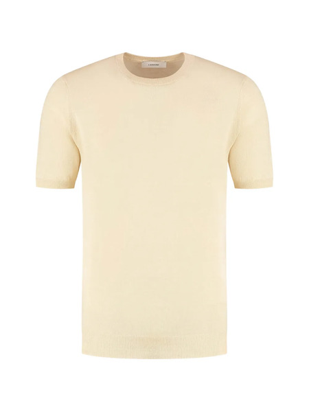 Lardini Short-sleeve Crew-neck Sweater - Neutrals 
