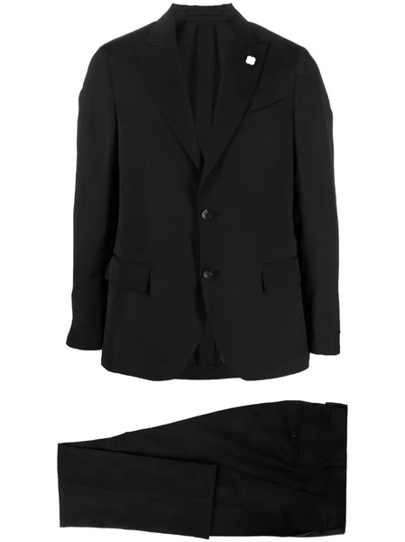  Lardini Single-breasted Suit - Black 