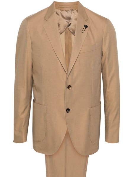  Lardini Single-breasted Suit - Neutrals 