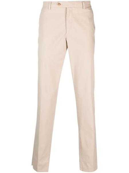  Lardini Slim-fit Cotton Blend Chinos - Neutrals 