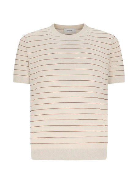  Lardini Striped T-shirt - Neutrals 