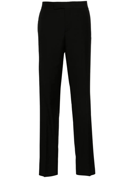  Lardini Tapered Wool Trousers - Black 