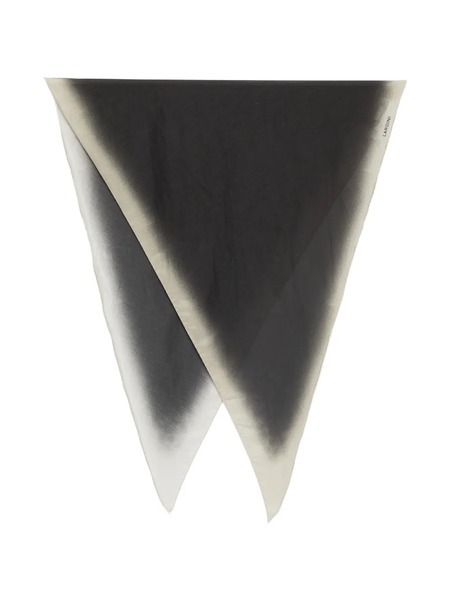  Lardini Tie-dye Scarf - Black 