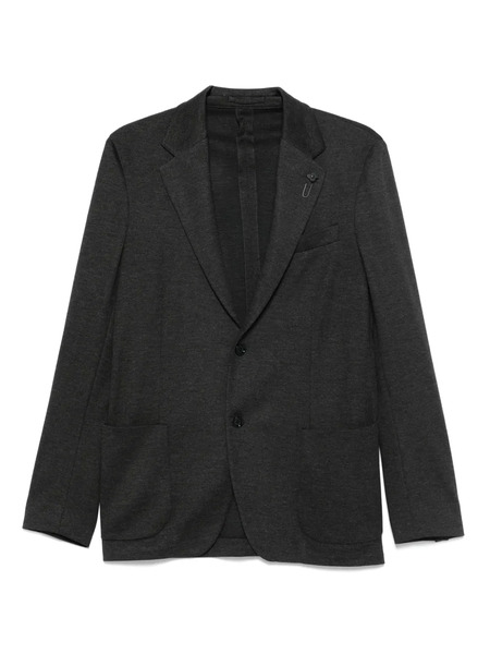  Lardini Two-button Patch-pocket Jacket - Grey 