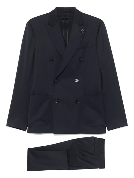  Lardini Virgin Wool Suit - Blue 