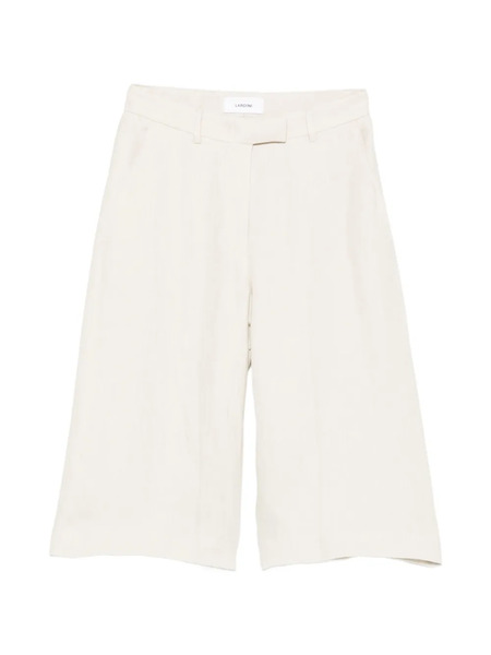  Lardini Wide-leg Tailored Shorts - Neutrals 