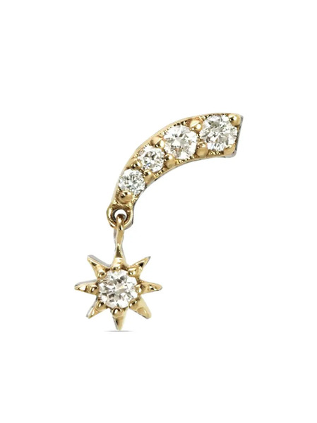  Lark & Berry 14kt Yellow Gold Starburst Diamond Stud Earring 