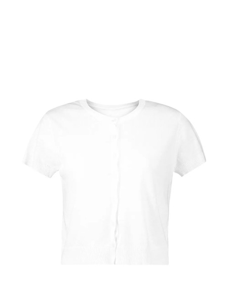  Lars Andersson Short-sleeved Cardigan - White 