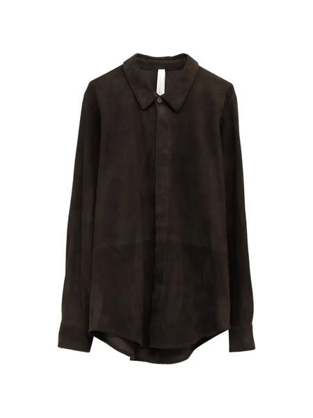  Lauren Manoogian Suede Buttoned Shirt - Grey 
