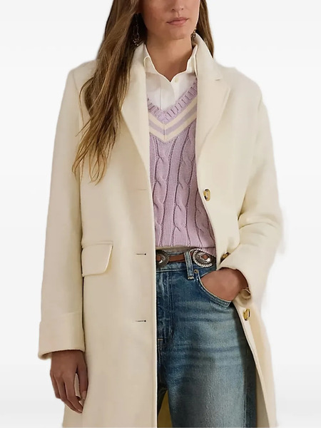  Lauren Ralph Lauren Buttoned Coat - Neutrals 