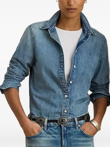  Lauren Ralph Lauren Buttoned Shirt - Blue 