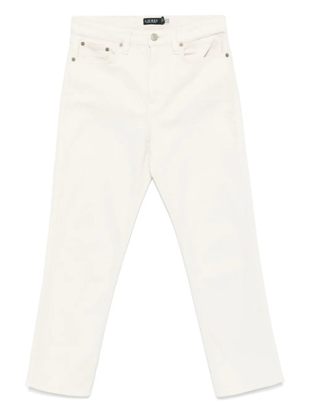  Lauren Ralph Lauren Logo-patch Jeans - Neutrals 