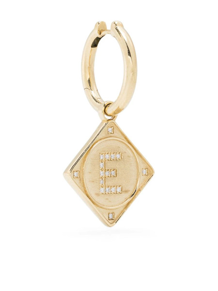  Lauren Rubinski 14k Yellow Gold Bruno Diamond Single Earring 