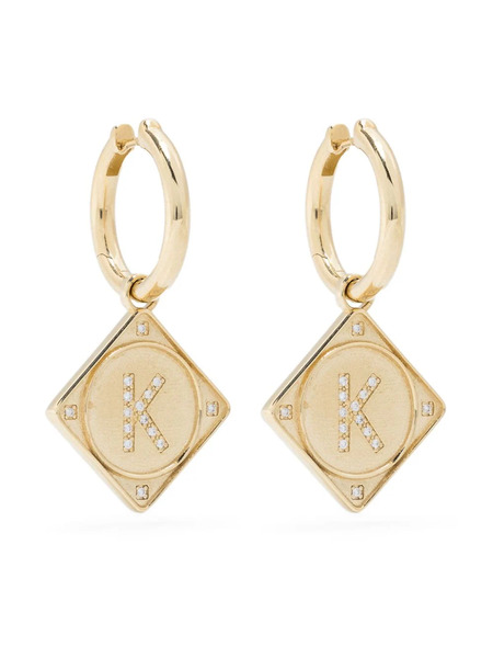  Lauren Rubinski 14k Yellow Gold Bruno Diamond Single Earring 
