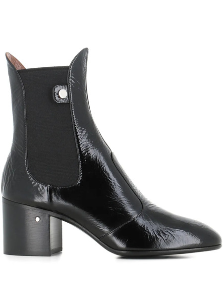  Laurence Dacade 60mm Angie Leather Chelsea Boots - Black 