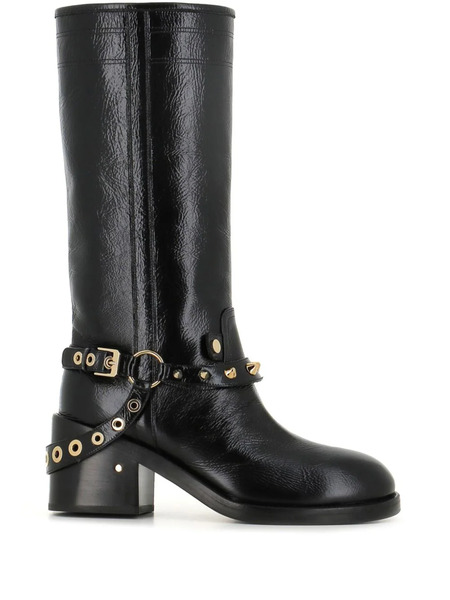  Laurence Dacade 70mm Stud-detail Boots - Black 