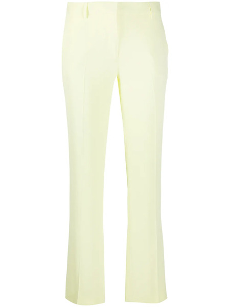  L'autre Chose Bootcut Cropped Trousers - Yellow 