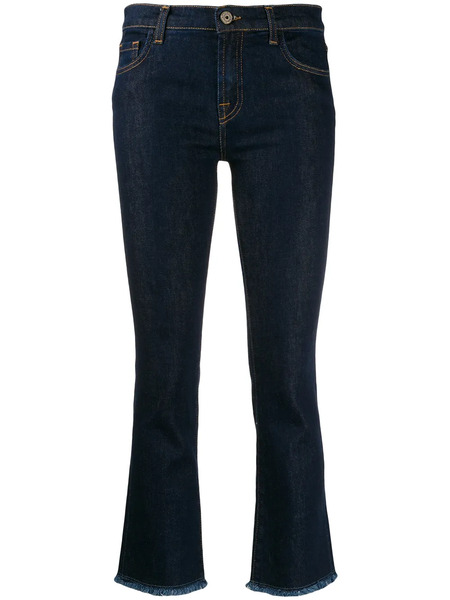  L'autre Chose Cropped Slim-fit Jeans - Blue 