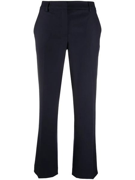  L'autre Chose Mid-rise Cropped Trousers - Blue 