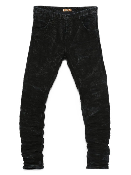  Layer Zero Acid-wash Trousers - Black 