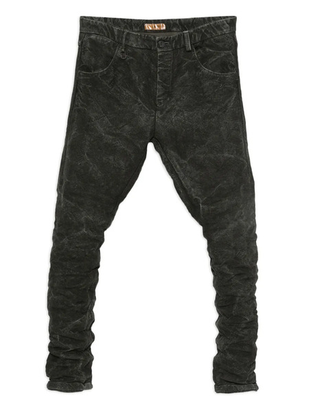  Layer Zero Acid-wash Trousers - Grey 