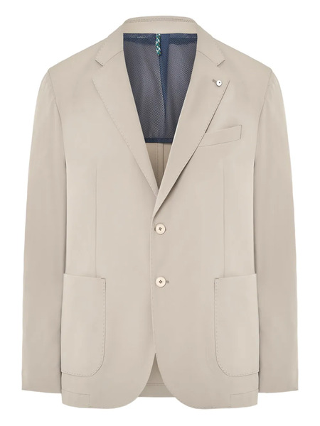  L.b.m. 1911 Button-fastening Patch-pocket Blazer - Neutrals 