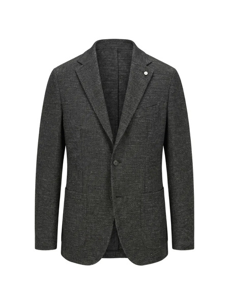  L.b.m. 1911 Notch-lapel Single-breasted Blazer - Grey 