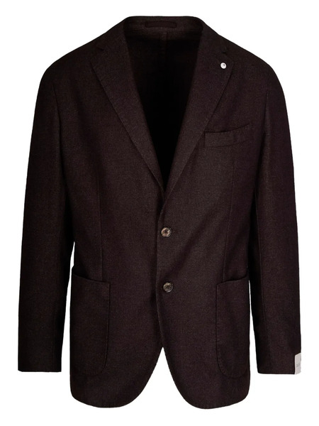  L.b.m. 1911 Notched Lapel Blazer - Brown 