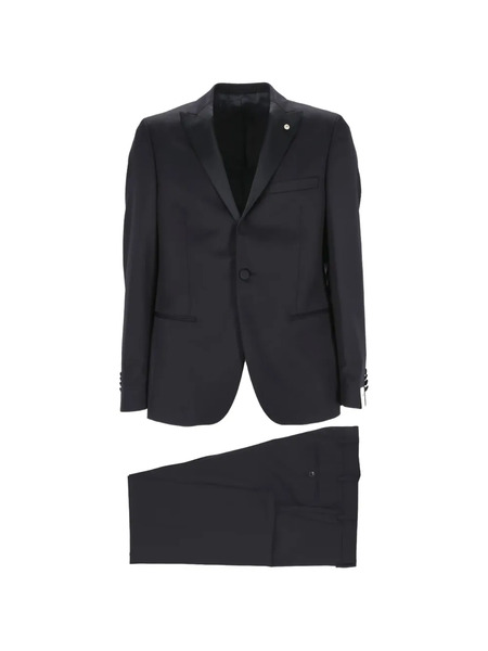 L.b.m. 1911 Peaked-lapel Suit - Blue 